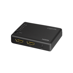 Logilink HD0036 HDMI elosztó 1x4 portos, 4K/30 Hz, HDCP, CEC, vékony