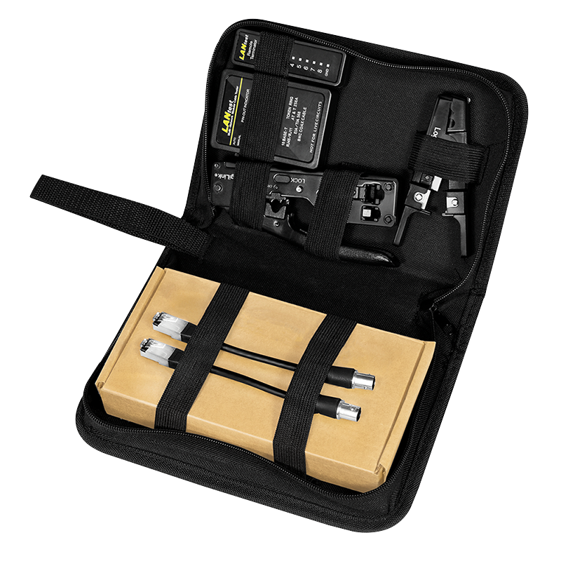 Logilink WZ0070 Hálózati eszközkészlet, 4 részes, kifejezetten Cat.6A és Cat.7 kábelekhez