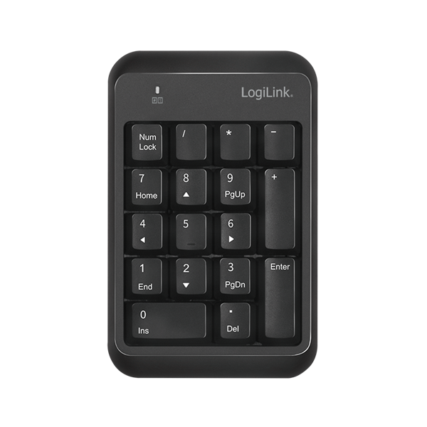 Logilink ID0201 fekete vezeték nélküli Bluetooth billentyűzet