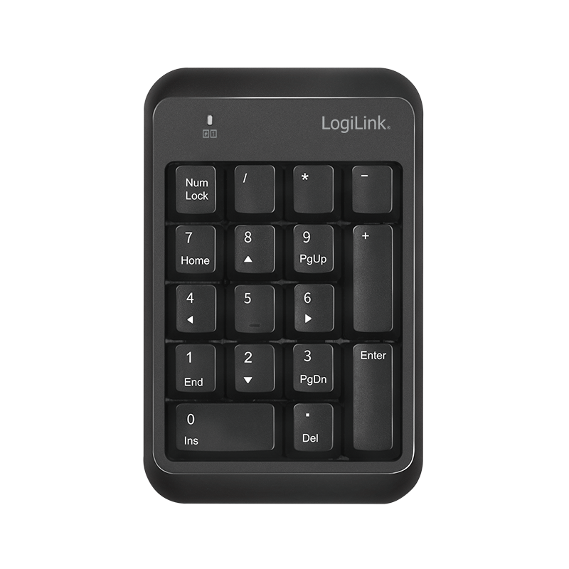 Logilink ID0201 fekete vezeték nélküli Bluetooth billentyűzet