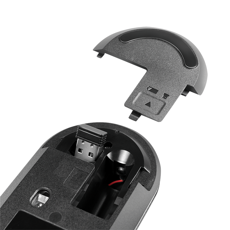 Logilink ID0210 vezeték nélküli egér, 2,4 GHz, USB-A dongle, fekete