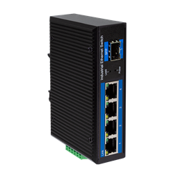 Logilink NS204 Ipari Gigabit Ethernet switch, 4 portos 1000 Mbps + 1 portos SFP