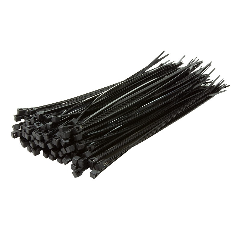 Logilink KAB0003B Kábelkötegelő, PA66, 100 db, fekete