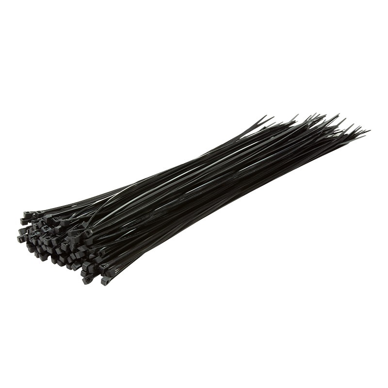 Logilink KAB0041B Kábelkötegelő, PA66, 100 db, fekete