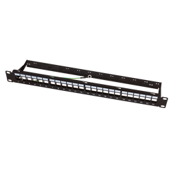 Logilink NK4074 Keystone Panel 1U, 24 portos, árnyékolt, gazdaságos, fekete