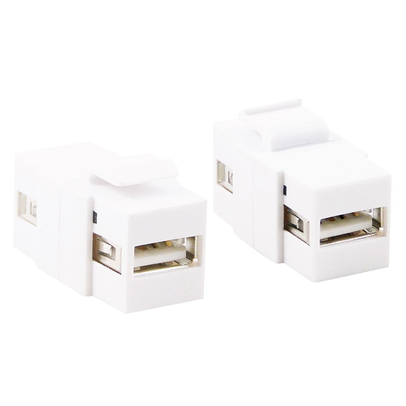 Logilink NK0013 Keystone USB 2.0 csatlakozó, A/F A/F, fehér