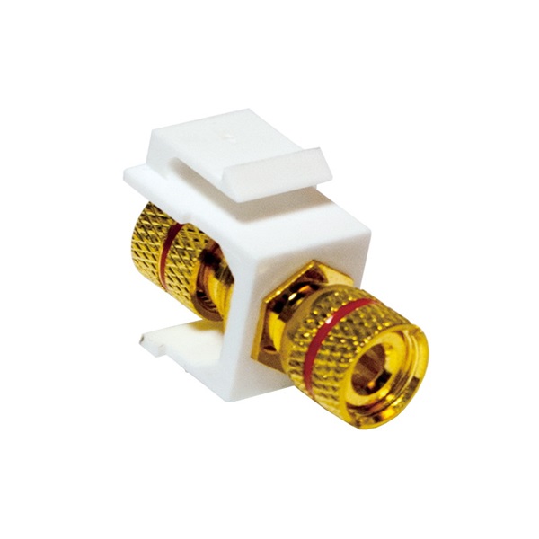 Logilink NK0027 Keystone csatlakozó, 16,3 mm, kötő, fehér