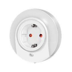 Logilink LED012 LED éjszakai lámpa áteresztő csatlakozóval és alkonyérzékelővel, 3528 LED x7