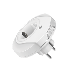 Logilink LED012 LED éjszakai lámpa áteresztő csatlakozóval és alkonyérzékelővel, 3528 LED x7