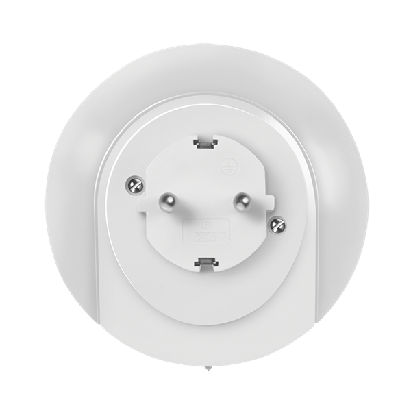 Logilink LED012 LED éjszakai lámpa áteresztő csatlakozóval és alkonyérzékelővel, 3528 LED x7