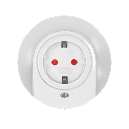 Logilink LED012 LED éjszakai lámpa áteresztő csatlakozóval és alkonyérzékelővel, 3528 LED x7
