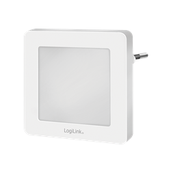 Logilink LED013 LED éjszakai lámpa alkonyérzékelővel, négyzet alakú, 3014 LED x4