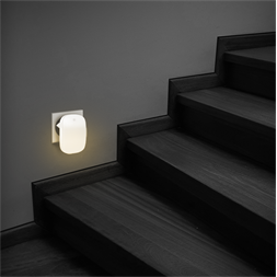 Logilink LED014 LED éjszakai lámpa alkonyérzékelővel, ovális, 3014 LED x2