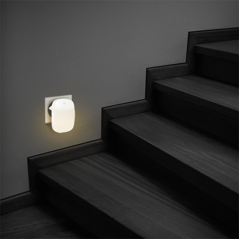 Logilink LED014 LED éjszakai lámpa alkonyérzékelővel, ovális, 3014 LED x2