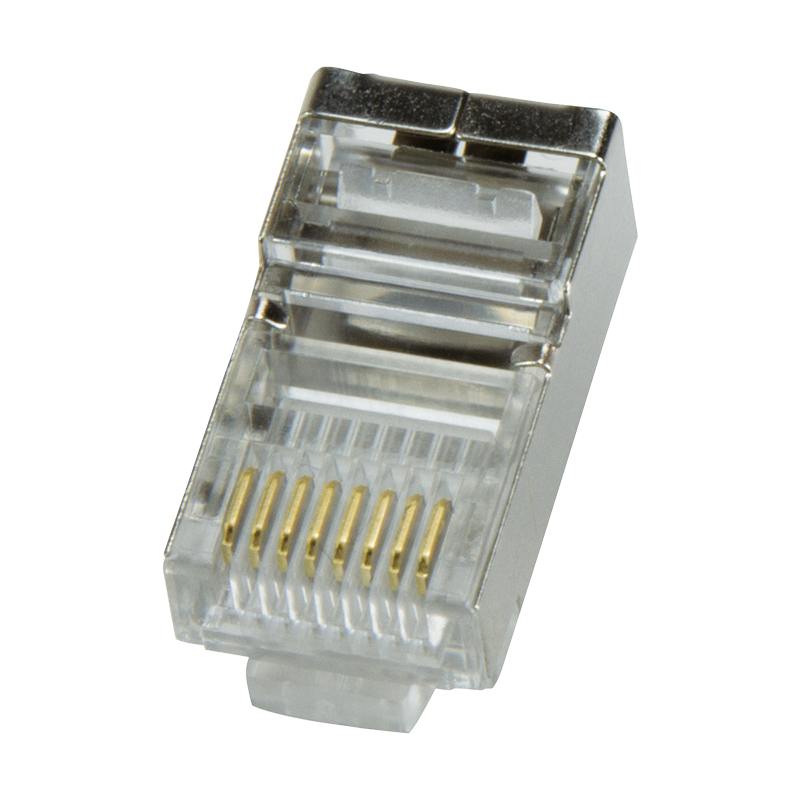 Logilink MP0003 CAT-5 8P8C Moduláris csatlakozó, árnyékolt, aranyozott, 100db