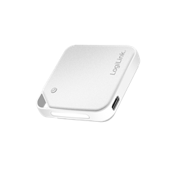 Logilink PA0317 Mini kézmelegítő, 2000 mAh, kétoldalas melegítés, zseblámpával, fehér