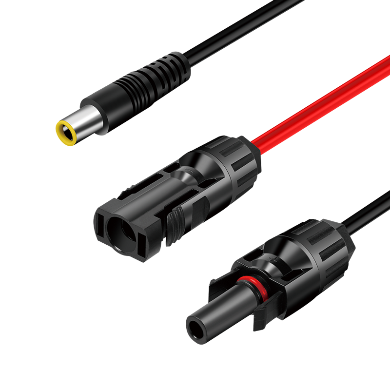 Logilink PHC0400 Napelemes adapter kábel, DC7909/M - 2x MC4/MF, CU, fekete/piros, 0,3 m