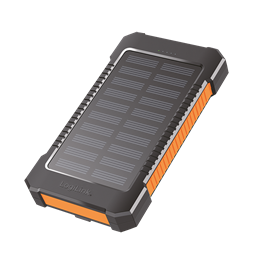 Logilink PA0289 Napelemes power bank 6000 mAh, világítás, 2x USB-A