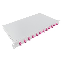 Logilink F12LC4G Optkai kábel elosztó, 19" (ODF) LC-DX 12 P