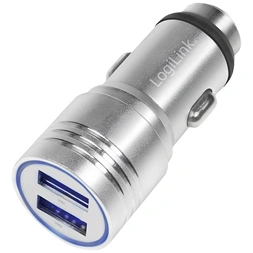 Logilink PA0228 USB autós töltő beépített vészkalapáccsal, 10,5W