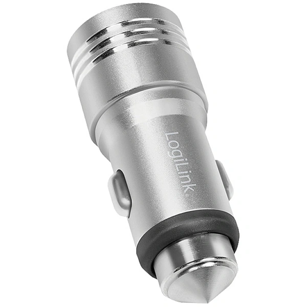 Logilink PA0228 USB autós töltő beépített vészkalapáccsal, 10,5W