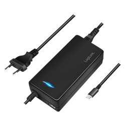 Logilink PA0272 USB-C asztali töltő 2 eszközhöz, 1x USB-C PD és USB-A, 112 W