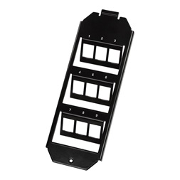 Logilink NK4061 Padlódoboz betét 3 x 3 keystone modulokhoz (210 mm-es rendszer)