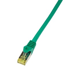 Logilink CQ5055S Patch kábel, GHMT tanúsítvánnyal, Cat.6A, S/FTP, zöld, 2 m