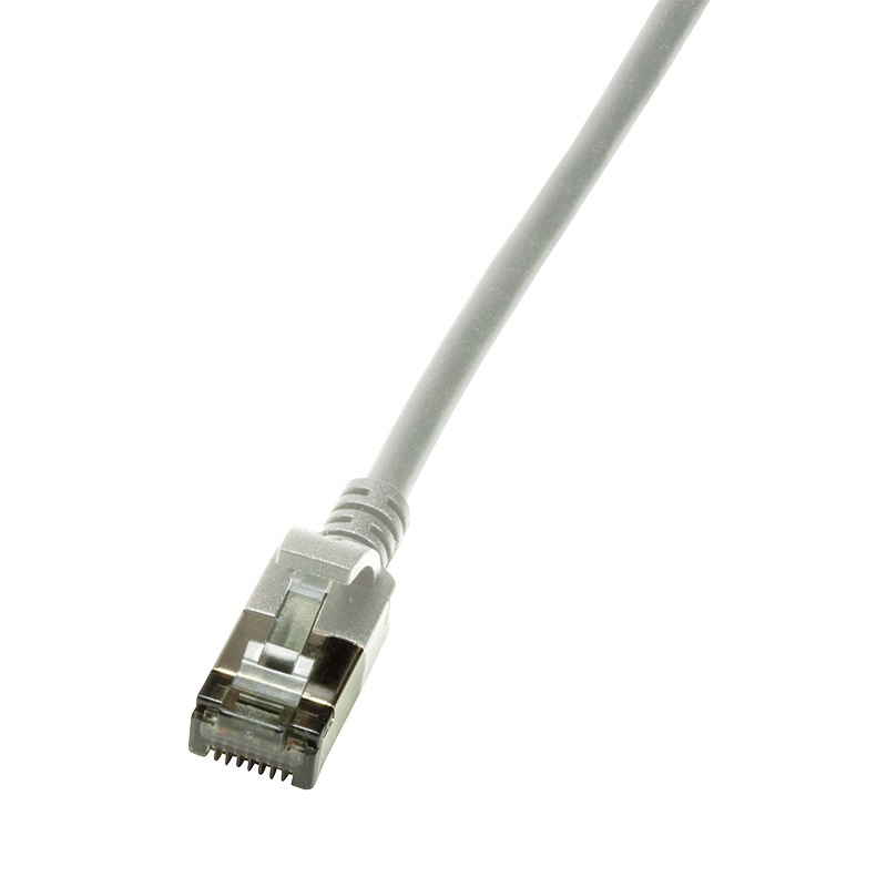 Logilink CQ9032S Patch kábel SlimLine, Ultraflex, Cat.6A, U/FTP, szürke, 1 m