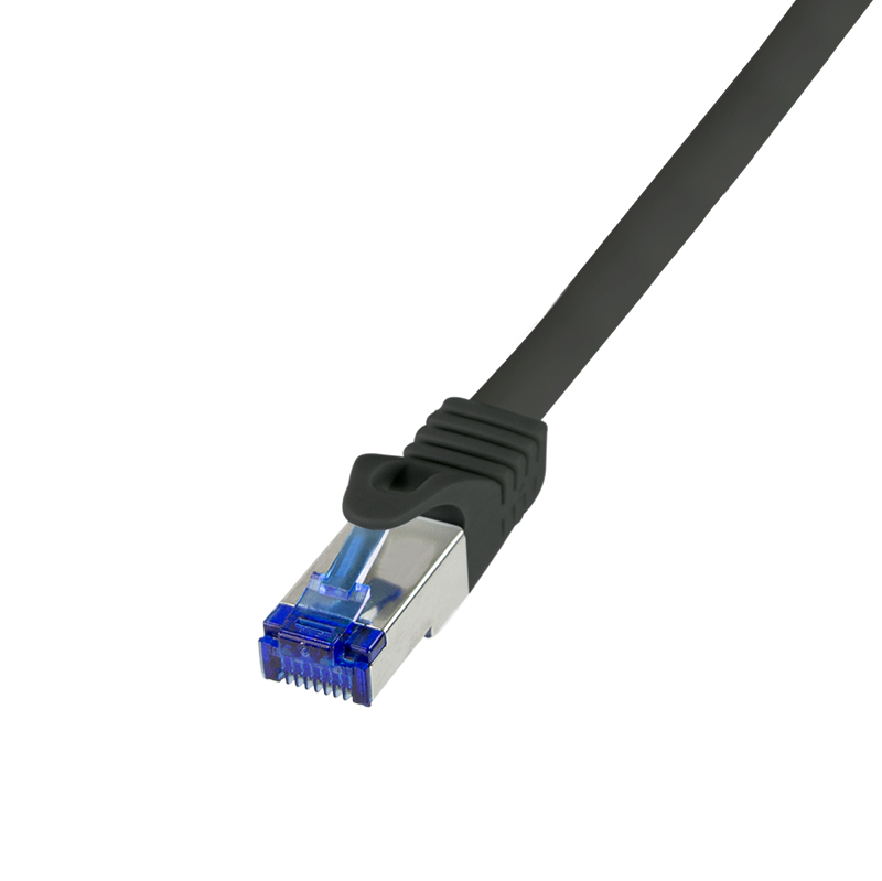 Logilink C6A043S Patch kábel Ultraflex, Cat.6A, S/FTP, fekete, 1,5 m