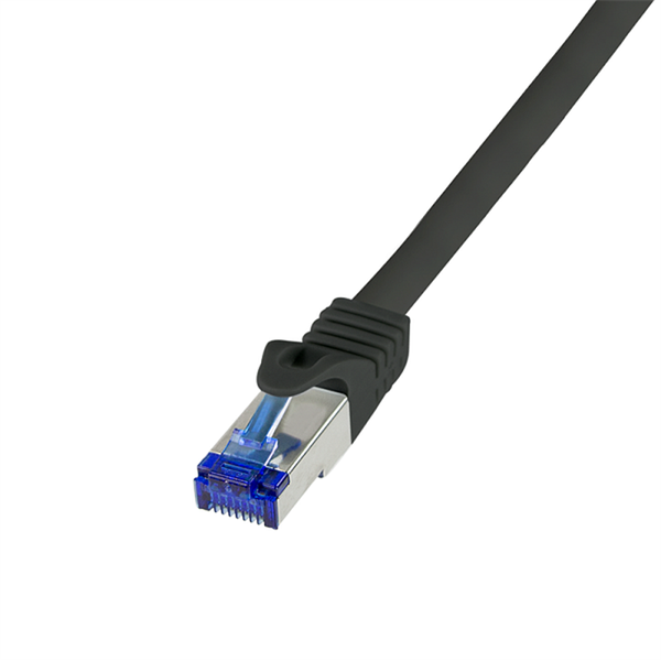Logilink C6A033S Patch kábel Ultraflex, Cat.6A, S/FTP, fekete, 1 m