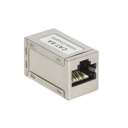 Logilink NP0025 RJ45 Mini inline csatlakozó 1:1 Cat.6A, árnyékolt, fém