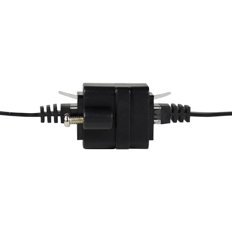 Logilink NP0098 RJ45 csatlakozó szerelőkarimával, 2 x RJ45 aljzat, Cat.5e