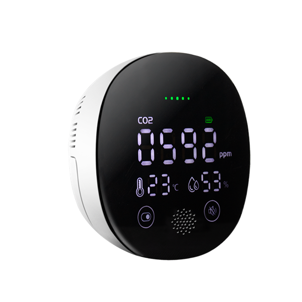 Logilink SC0117 Beltéri levegőminőség monitor, Co2 riasztó, kerek forma