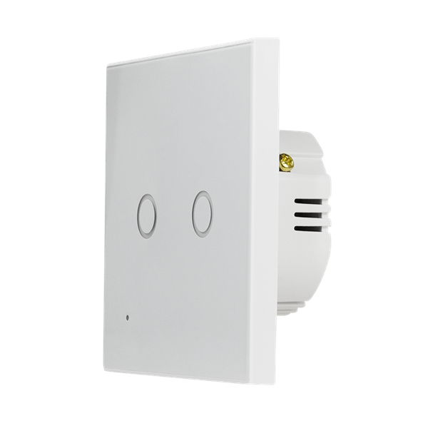 Logilink SH0112 Wi-Fi intelligens kettős fali kapcsoló, Tuya kompatibilis