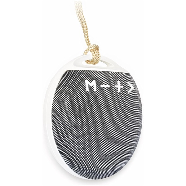 Logilink SP0055 hordozható Bluetooth hangszóró, szövet borítás, kerek forma