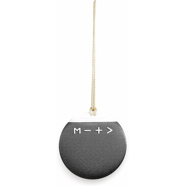 Logilink SP0055 hordozható Bluetooth hangszóró, szövet borítás, kerek forma
