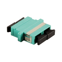Logilink FA01SC3 Száloptikai SC/SC duplex csatoló karimával, aqua