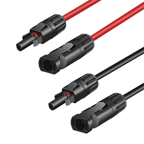 Logilink PHC0100 Szolár hosszabbító kábelkészlet, MC4/M - MC4/F, 6 mm2, CU, 1 m