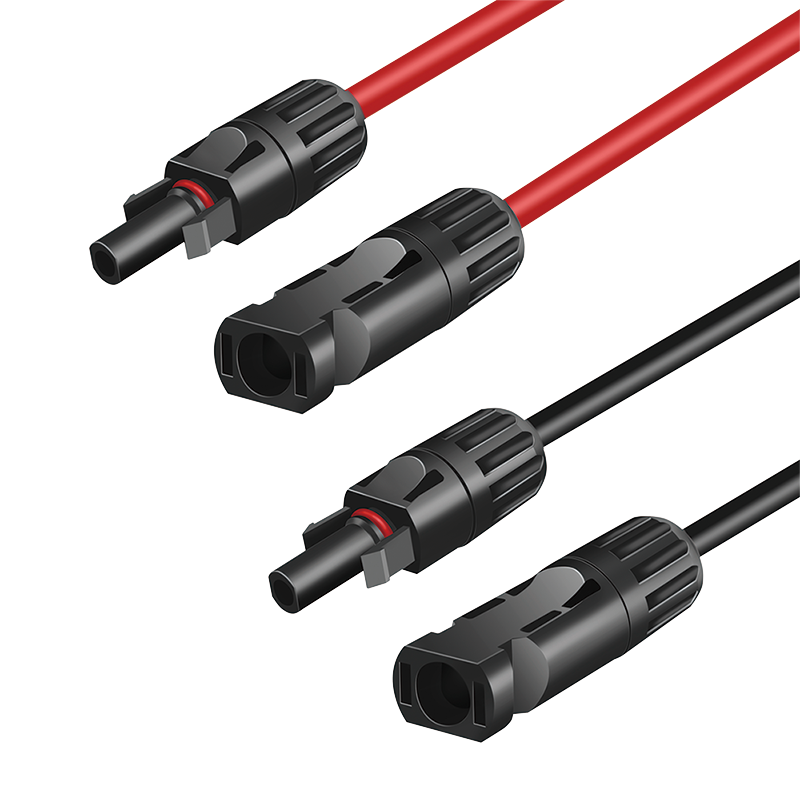 Logilink PHC0100 Szolár hosszabbító kábelkészlet, MC4/M - MC4/F, 6 mm2, CU, 1 m