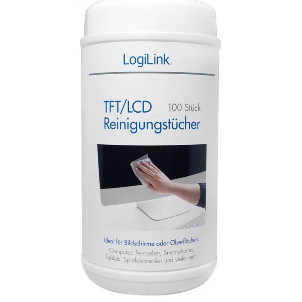 Logilink RP0003 TFT, LCD és plazma képernyőkhöz tisztító törlőkendők