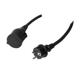 Logilink LPS102 Tápkábel, CEE 7/7 - (CEE 7/3), fekete, 5 m