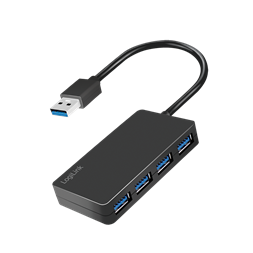Logilink UA0396 USB 3.2 Gen1, 4 portos hub, fekete