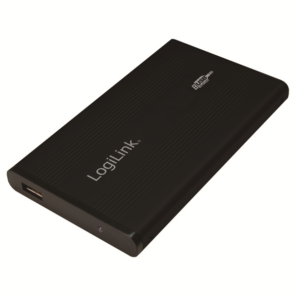 Logilink UA0040B 2.5"-os USB 2.0-ás hordozható IDE merevlemez ház