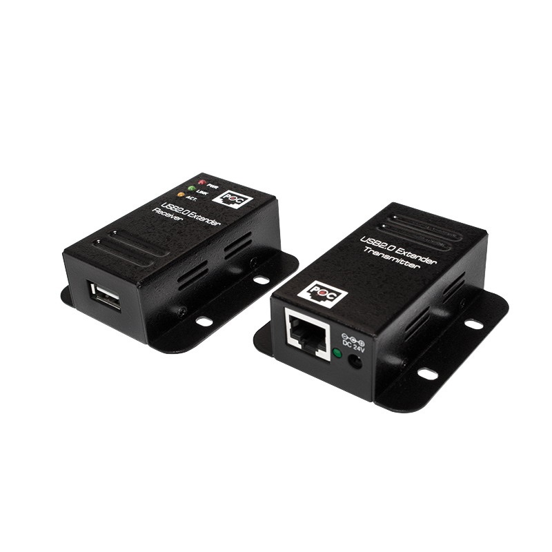 Logilink UA0267 USB 2.0 Cat.5 Hosszabító 50m-ig 1-port, POE