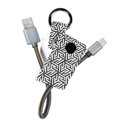Logilink CU0164 USB 2.0 Type-C kábel, C/M-USB-A/M, kulcstartó, 0,22 m