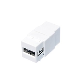Logilink NK0017 USB 2.0 keystone csatlakozó, A/F USB-B/F, fehér