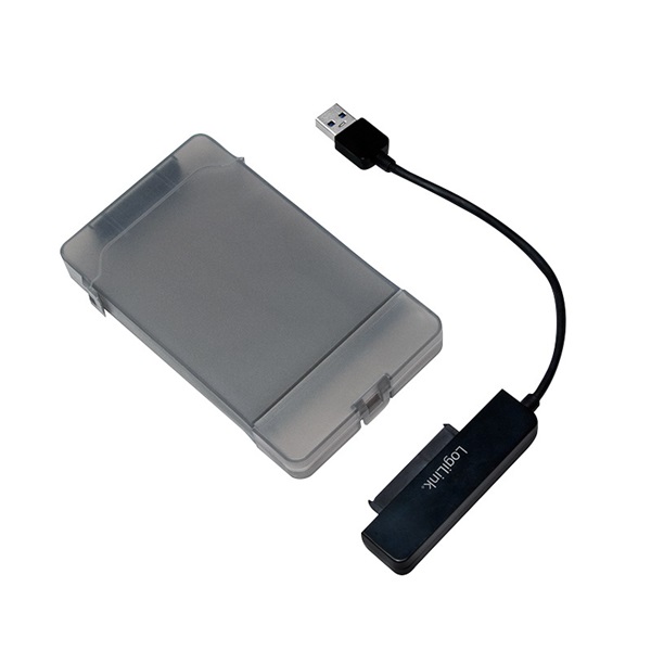 Logilink AU0037 USB 3.0   2.5" SATA adapter védőtokkal