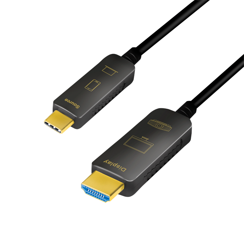 Logilink CUF0101 USB 3.2 Gen2 Type-C kábel, C/M-HDMI/M, 4K/60 Hz, AOC, 15 m