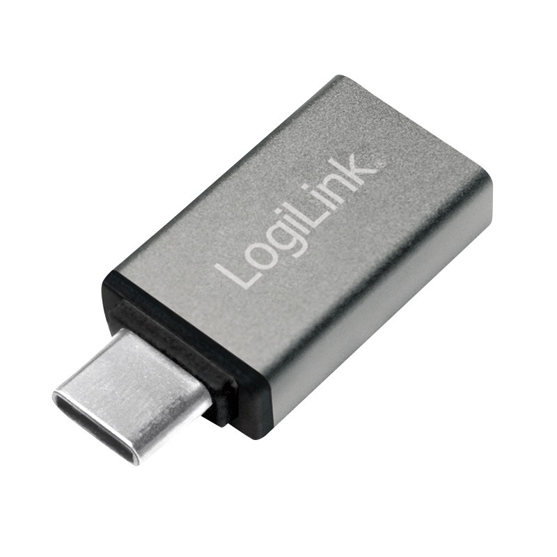 Logilink AU0042 USB 3.2 Gen 1 Type-C adapter, C/M-USB-A/F, ezüst